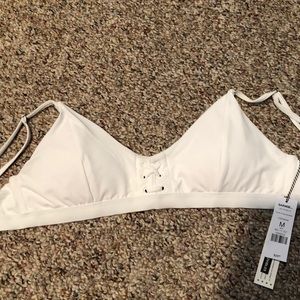 White bikini top